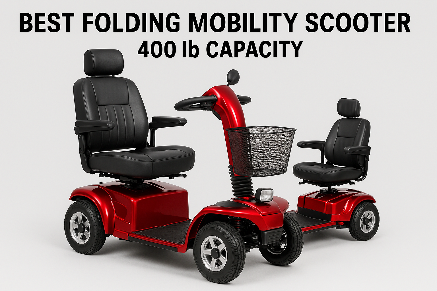 Best folding mobility scooter 400 Ib capacity