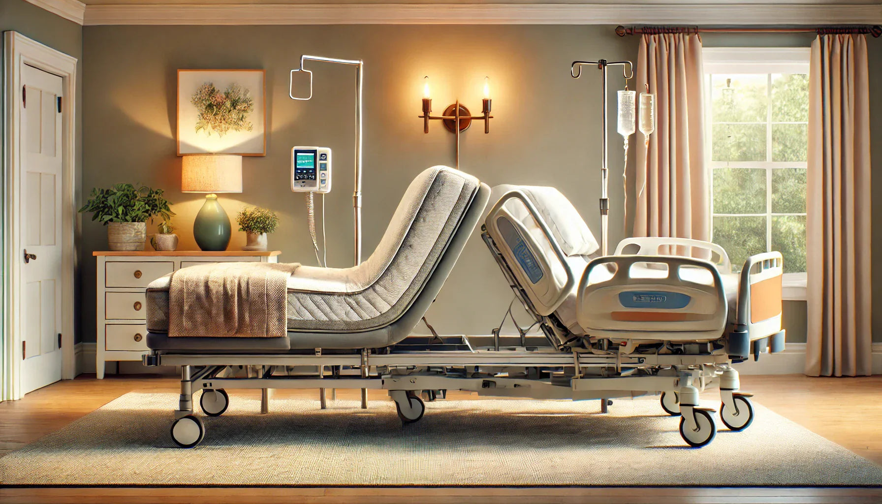 Craftmatic Bed vs Hospital Bed: Compare Options with Adjustable Height AND Rails