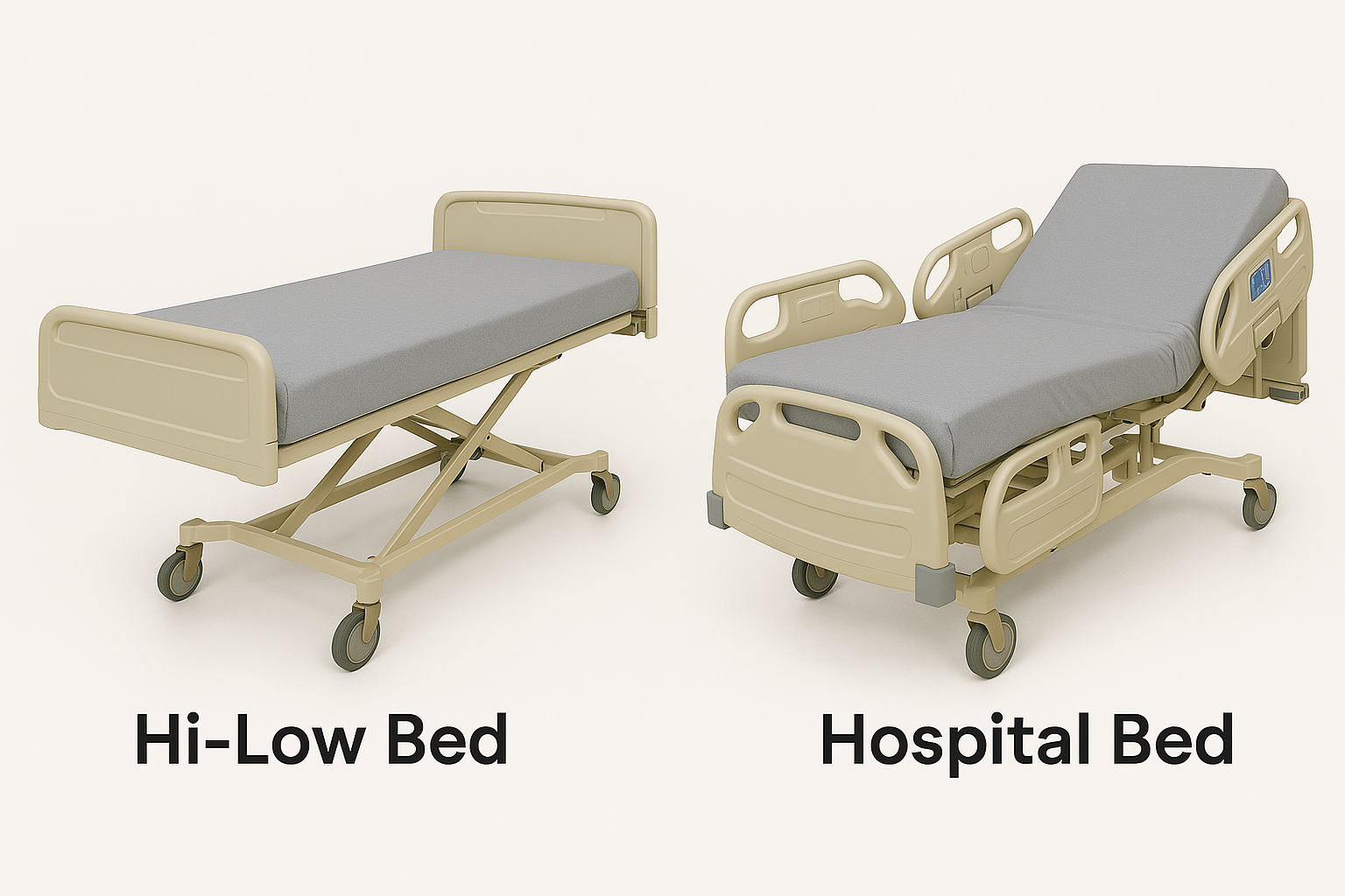 Hi-Low Bed vs Hospital Bed: What to Choose for Medical Facilities
