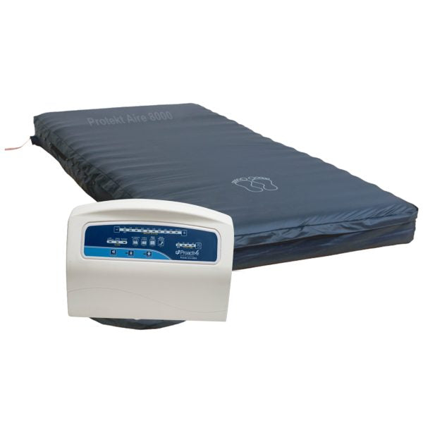 Bariatric Low Air Loss Alternating Pressure Mattress System - 42"-48" Wide, 750 lb Capacity - Protekt Aire 8000