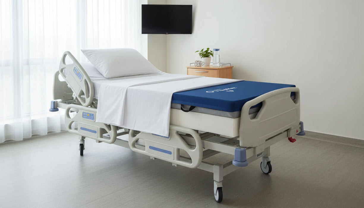 PrevaMatt Alleviate; Tempur-Pedic Material, 4-Way Stretch Cover and Fire Barrier - Flat Measurements: 35" W x 80" L x 6" D