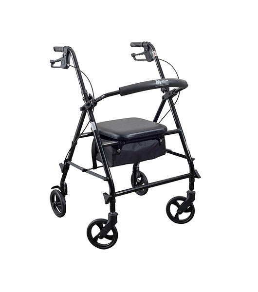 Steel Rollator Walker with 6" Wheels – Medacure Mobility Aid