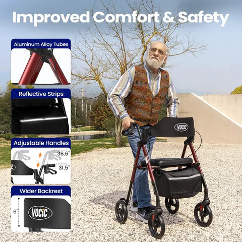 Discover the Ultimate Mobility Solution: The VOCIC Z21 Rollator Walker