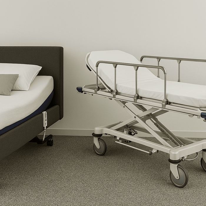 What Is the Difference Between a Trolley and a Hospital Bed?