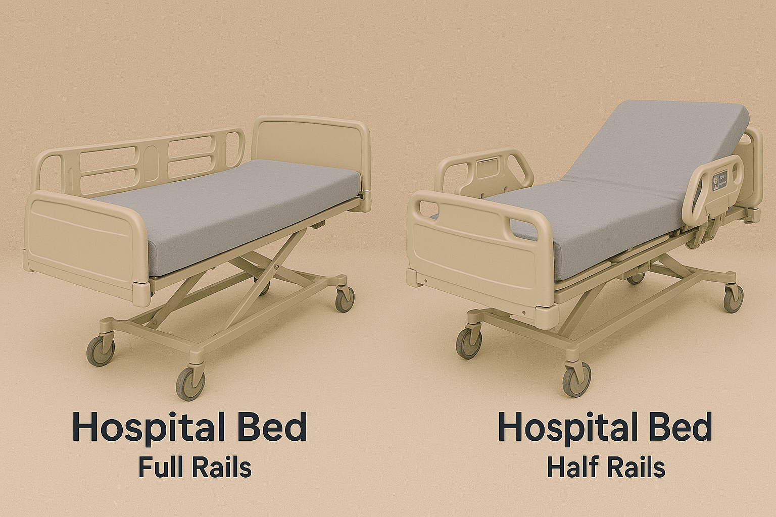 Hospital Bed Full Rails vs Half Rails: Buyer's Guide with Safety Featu