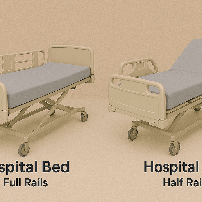 Hospital Bed Full Rails vs Half Rails: Buyer's Guide with Safety Features