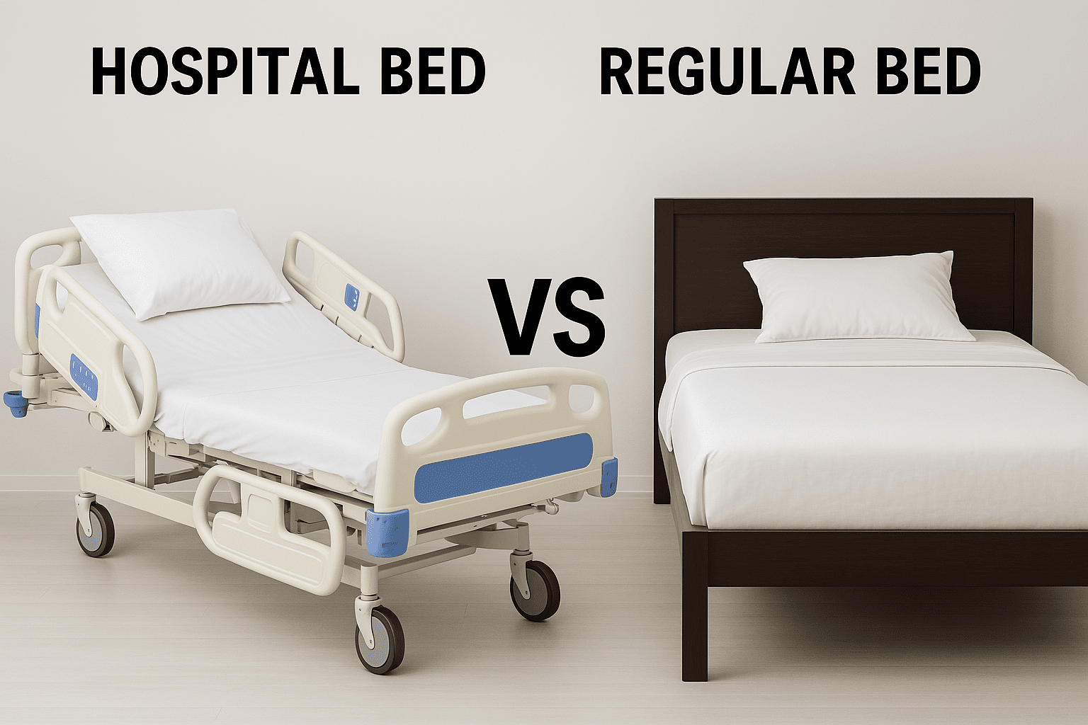 Hospital Bed vs Regular Bed