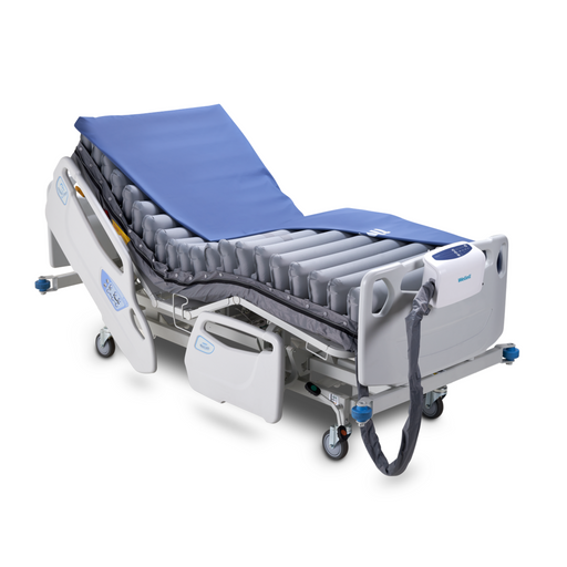 Domus 4 Hospital Bed Air Mattress with alternating pressure system for pressure relief and ulcer prevention.