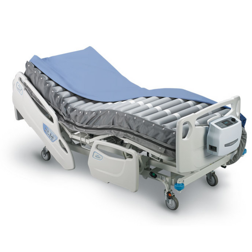 Optima Auto Alternating Pressure Pad on hospital bed for pressure injury prevention.