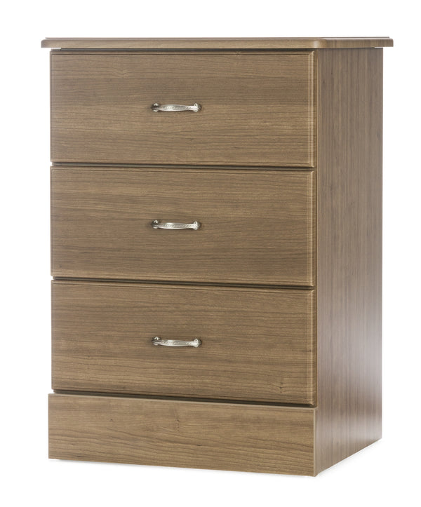 Trinity Park 3 Drawer Bedside Cabinet for Resident Rooms & Senior Living | Basic American by Graham-Field