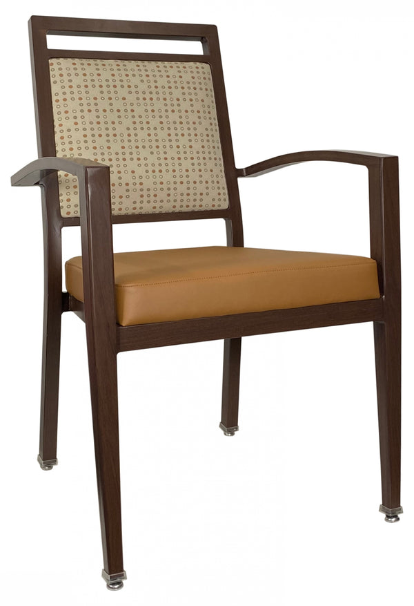 Baxter Dining Chair for Care Facilities - Dark Walnut | Basic American by Graham-Field
