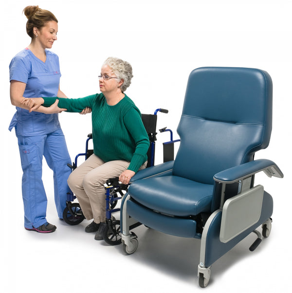 Lumex® Deluxe Clinical Care Recliner with Drop Arms - 3 Positions & Trendelenburg | Graham-Field