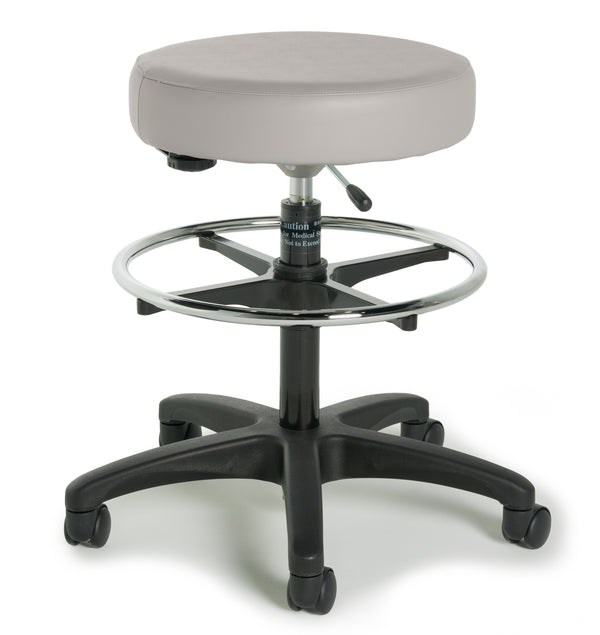 Lumex® 9501 Series Physician Exam Stool - Black Nylon Composite Base | Graham-Field