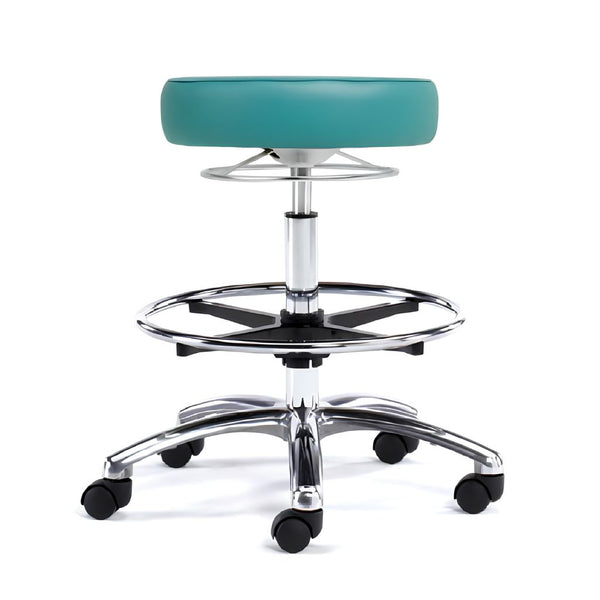 Lumex® 9903 Series Physician Exam Stool - Polished Aluminum Base | Graham-Field