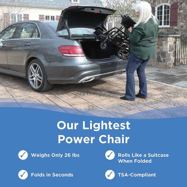 Lightweight Folding Power Chair for Adults & Seniors | Journey Air Elite