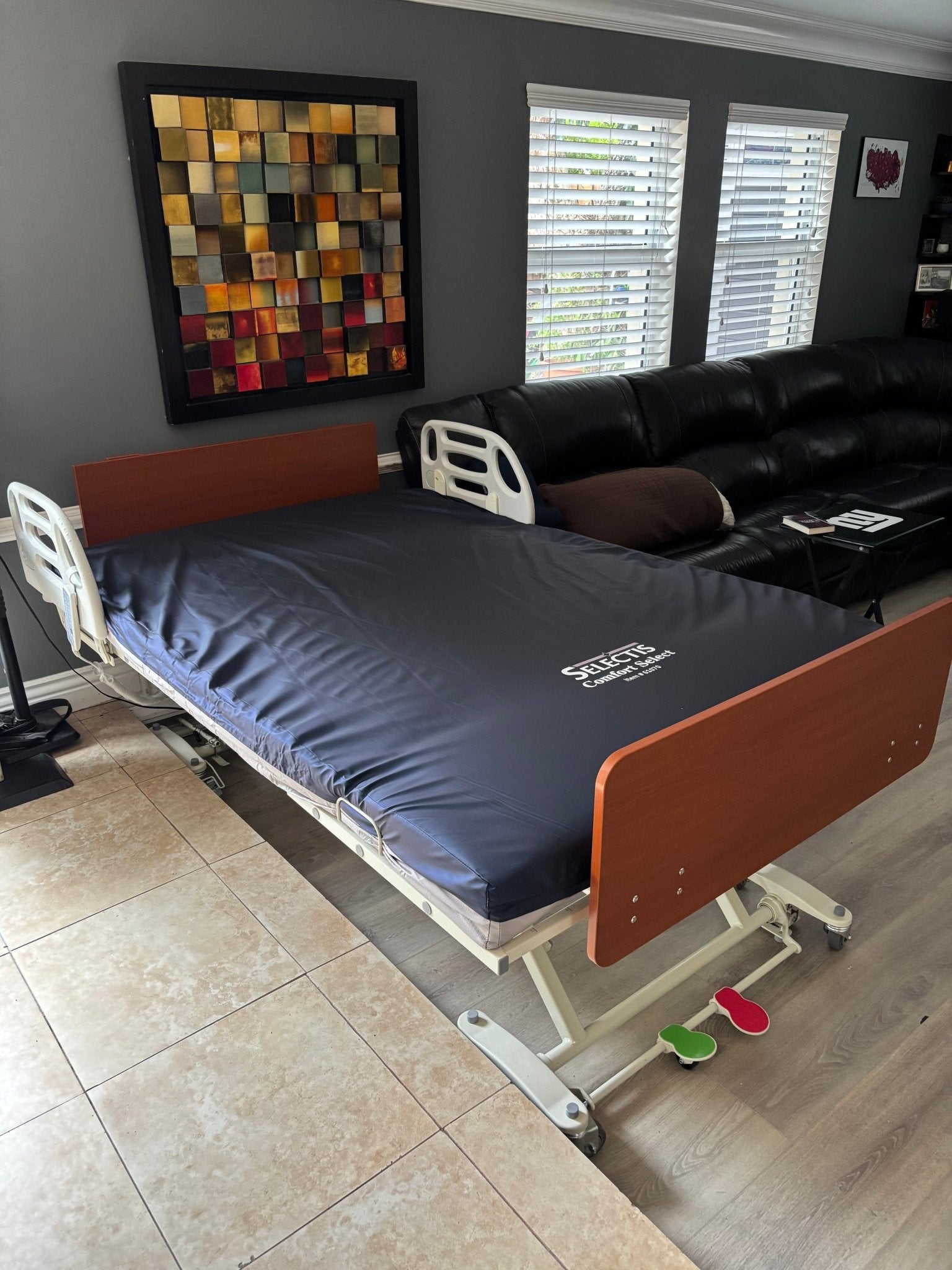 Dme Soft Rails Hospital Beds with Rails | Safe Medical Beds with Free Side Rails