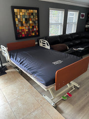 Heavy Duty Adjustable Bariatric Hospital Bed 1000 lb with Rails and Comfort Chair Position | Emerald Infinity Max 55000