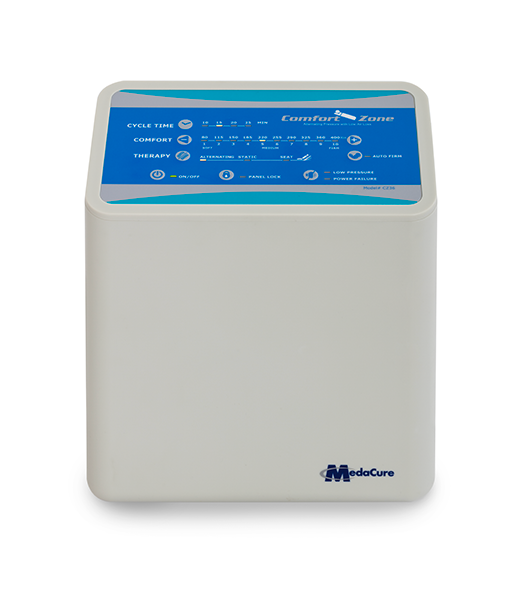 Medacure Alternating Pressure Hospital Bed Mattress - Comfort Zone with Built-in Air Perimeter