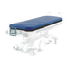 A Dolphin Fluid Immersion Simulation (FIS) Mattress System designed for a stretcher. The stretcher pad is shown on a white, isolated stretcher frame, with the blue Dolphin control unit mounted on one side.