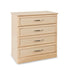 Hamilton 4 Drawer Chest angled view in maple finish