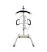 The Free Spirit True Bariatric Patient Lift FS850 features a white power base, black handles, padded arm supports, a control box, and four caster wheels, displayed against a plain white background.