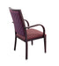 Dining Chair for Assisted Living Furniture with Arms and Square Back Model DCA100-R, angled view