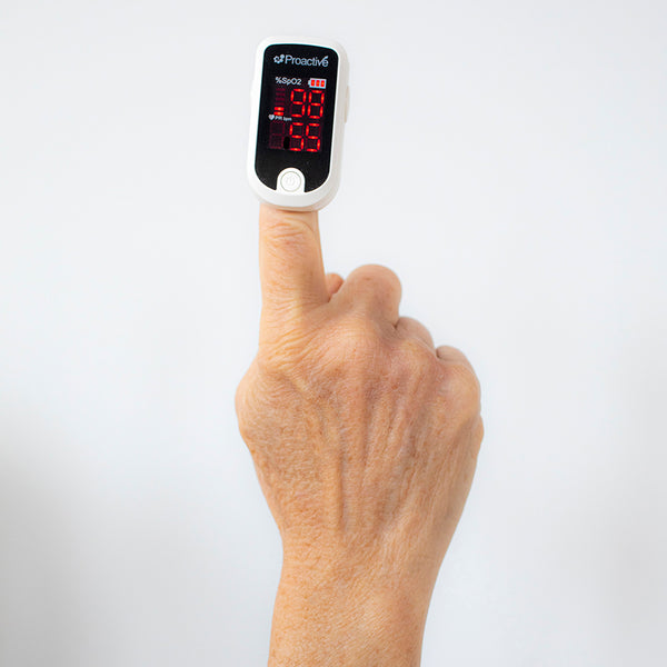 Protekt® Portable Finger Pulse Oximeter for Clinics, Hospitals & Home Care | Proactive Medical