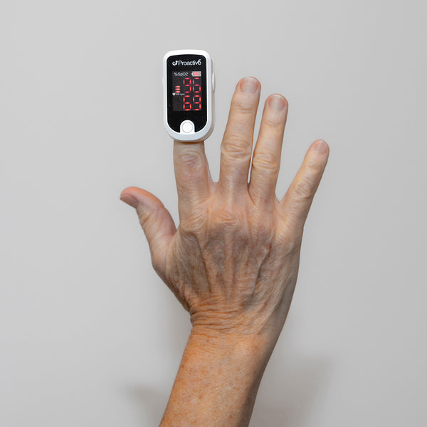 Protekt® Portable Finger Pulse Oximeter for Clinics, Hospitals & Home Care | Proactive Medical