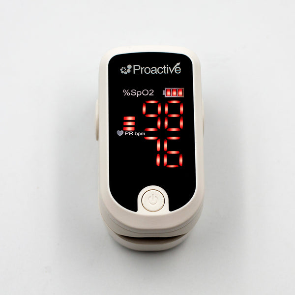 Protekt® Portable Finger Pulse Oximeter for Clinics, Hospitals & Home Care | Proactive Medical
