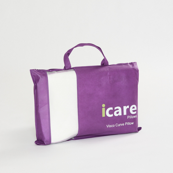 Low-Profile ActiveX™ Pillow for Neck Pain Support | Icare Curve Pillow