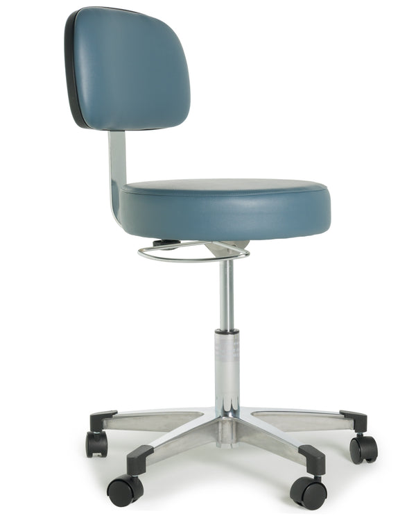 Lumex® 9702 Series Physician Exam Stool with Aluminum Base with Toe Caps | Graham-Field
