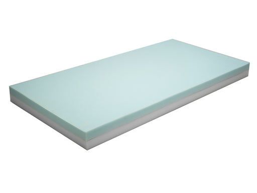 Full view of the uncovered Protekt 600 Bariatric Foam Mattress, showing its wide design for bariatric patients