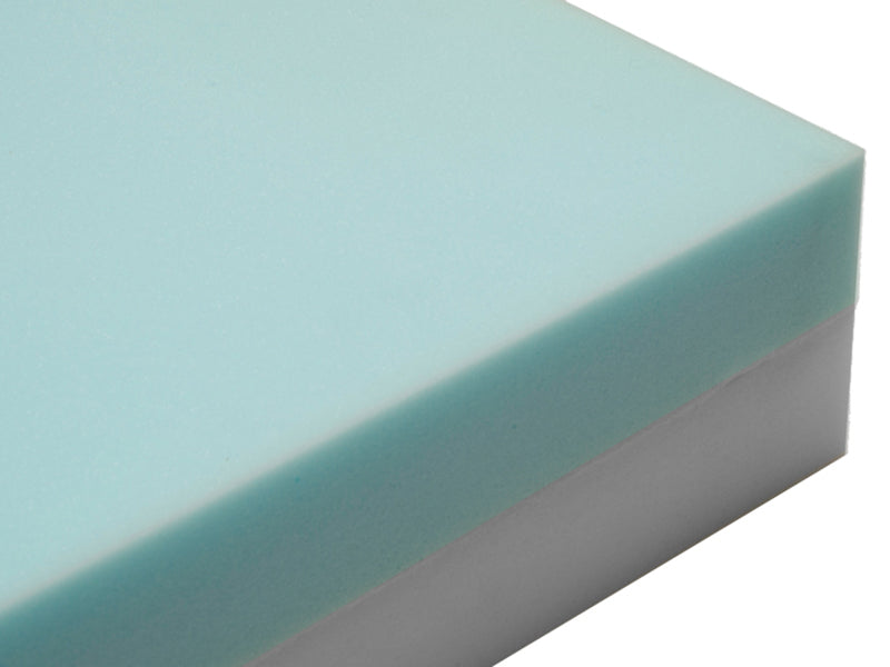 Close-up view of the high-density foam layers in the Protekt 600 Bariatric Foam Mattress, designed for pressure redistribution