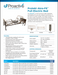 An informational flyer for the Fully Electric Hospice Hospital Bed - Hospice Palliative Care Bed for Hospice Patient by Proactive Medical, with product details, key specifications, shipping info, images of the adjustable bed, and an order table with item codes.