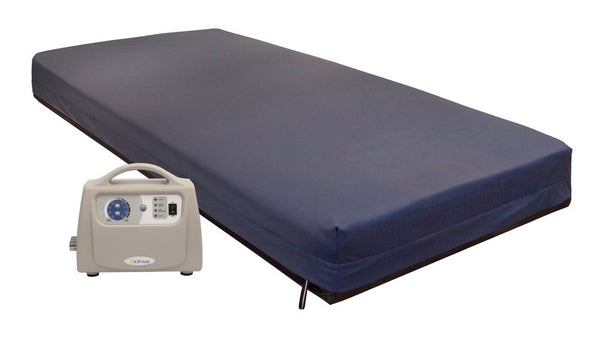 Self-Adjusting Mattress System for Pressure Relief - Convertible to Powered Alternating Pressure | Prius Ultra Convertible 36" Mattress System