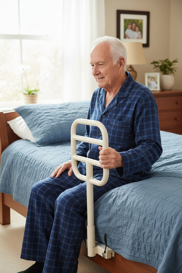 Universal Hospital Bed Assist Rail Bar - Set of 2 | Medacure