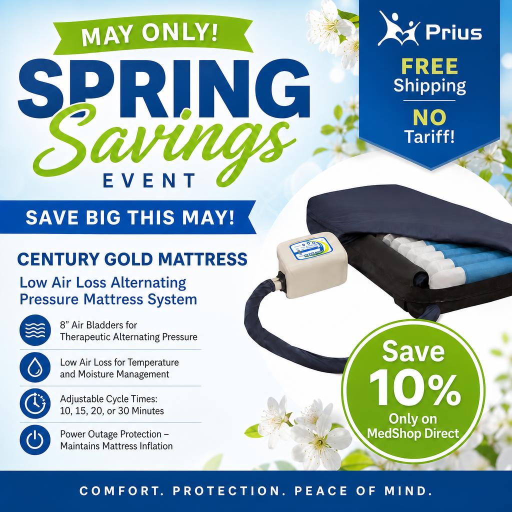 Bariatric Low Air Loss Mattress System | Prius Century Gold 48