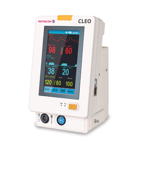 Cleo Compact Vital Signs & Capnograph Monitor | Infinium Medical