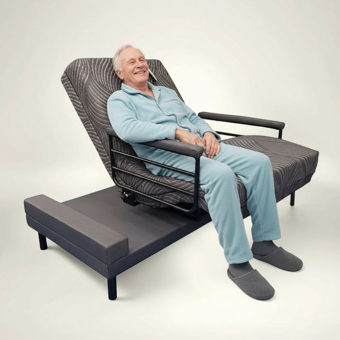 Adjustable Rotating Bed for Seniors | Sit to Stand Lift Bed | Independence Bed