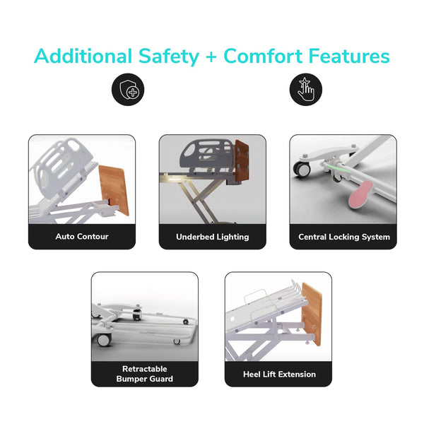 Full Electric Bariatric Bed Emerald Oasis Infinity - MedShop Direct