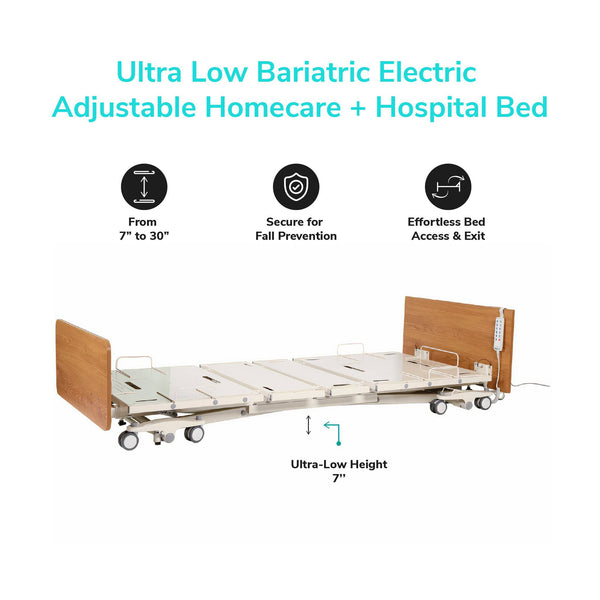 Full Electric Bariatric Bed Emerald Oasis Infinity - MedShop Direct