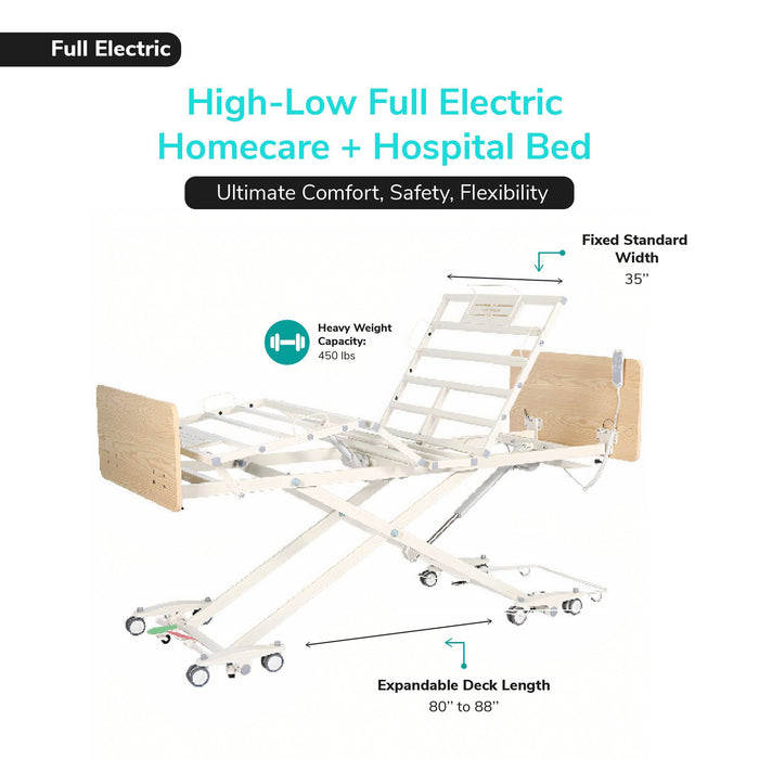 Emerald Hospital Adjustable Bed Oasis 52200