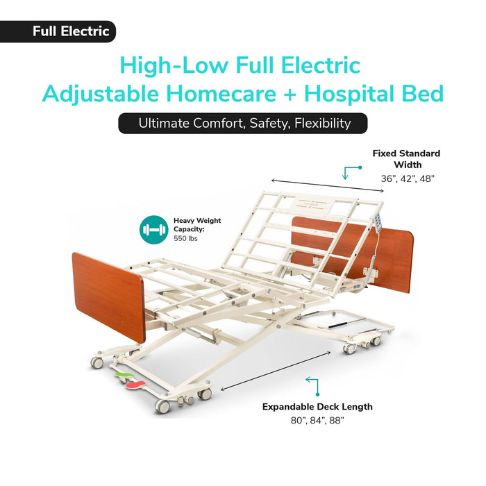 Emerald Oasis Expandable 52300 Hospital Bed