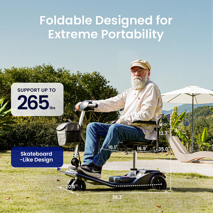 D50 Flexible Lightweight 4 Wheel Mobility Scooter