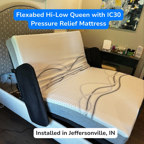 Hi Low Adjustable Bed – Luxury Hospital Bed Alternative by Flexabed