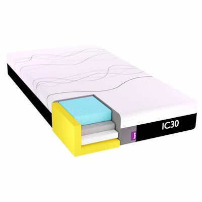 Hospital Bed Mattress – IC30 ActiveX Gel-Infused Pressure Relief with Firm Edges