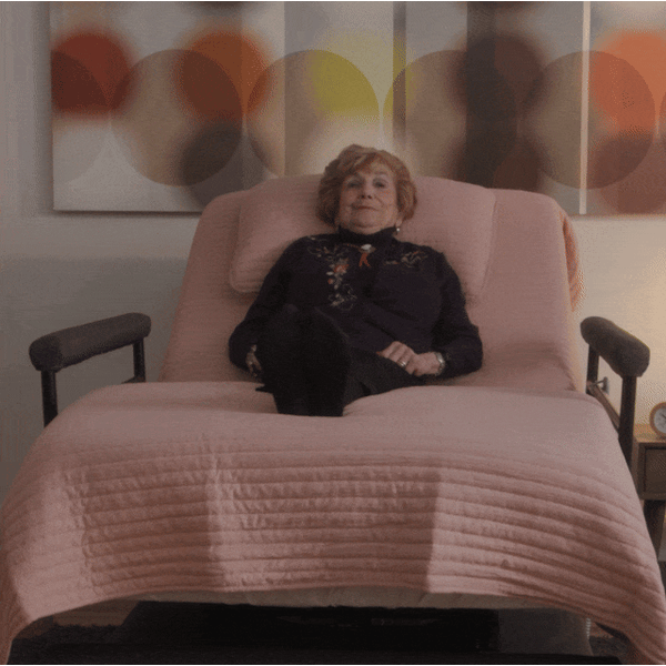 Video demonstration of The Independence Bed rotating and sit-to-stand features for seniors