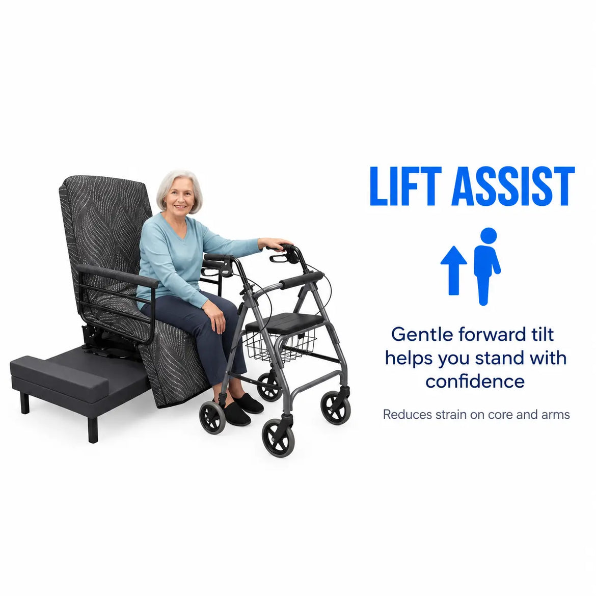 Adjustable Rotating Bed for Seniors 