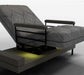 The UPbed Independence Adjustable Bed for Seniors by Journey Health features modern design, under-frame LED lighting for fall prevention, and adjustable comfort, all set against a simple light background.