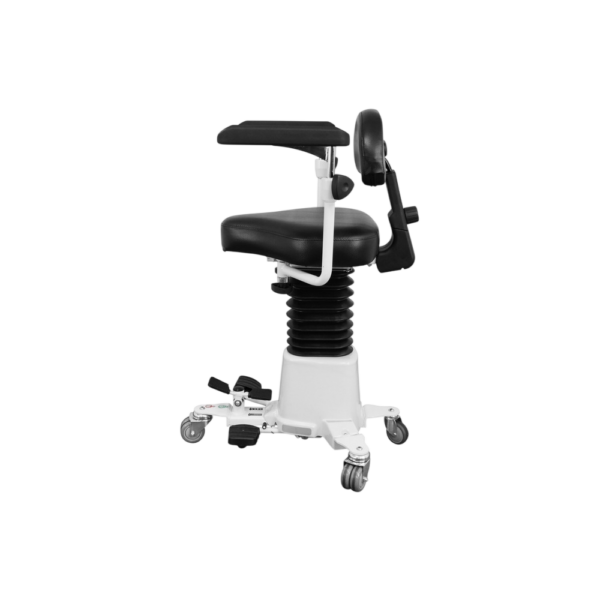 Surgical Stool w/ Hydraulic Height Adjustment & Adjustable Backrest | Infinium HS360 SurgiStool